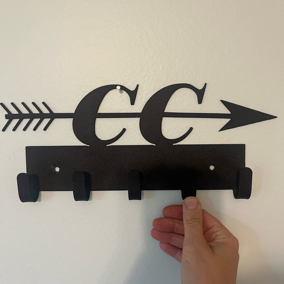 Black Metal Cross Country medal hanger - Picture 2 of 2